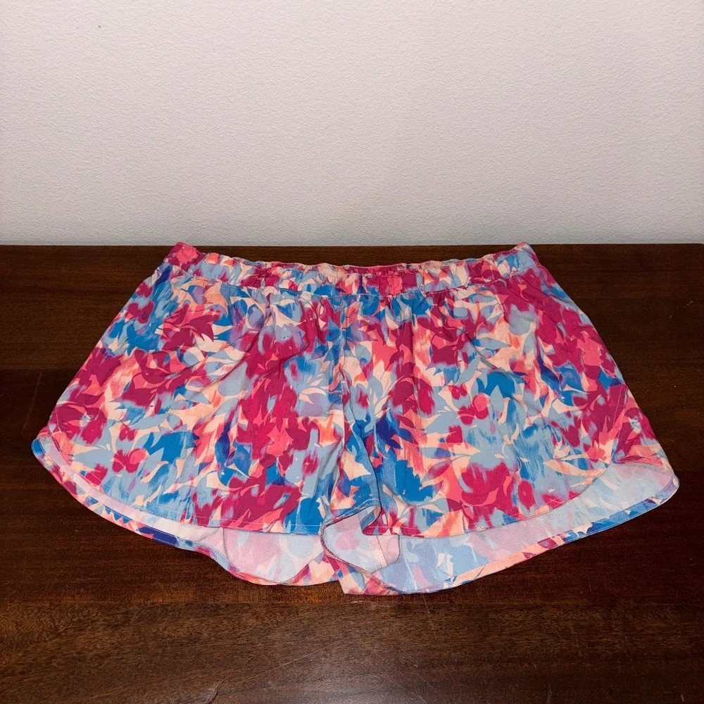 Old Navy StretchTech Quick Dry Athletic Shorts - Pink & Blue, XL